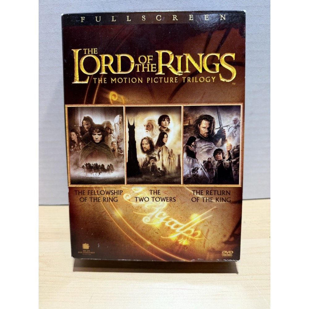 New Line Lord of the Rings Motion Picture Trilogy DVD Full Screen PG-13